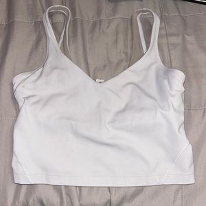 lululemon white align tank size : 4